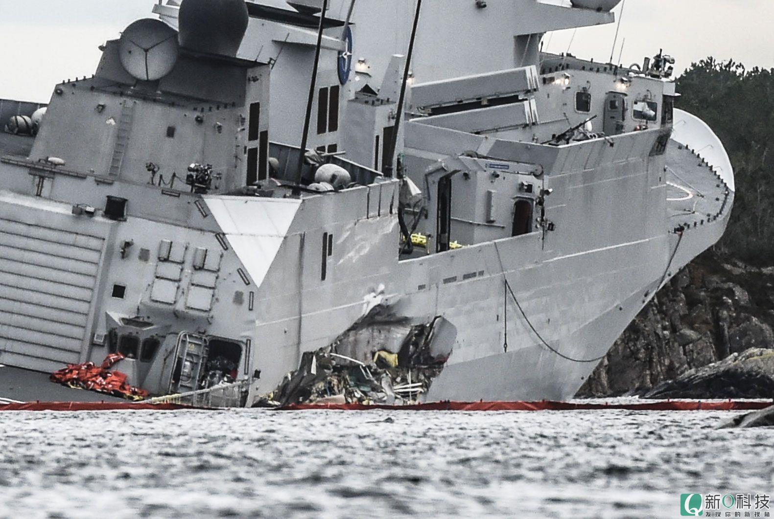 挪威海军护卫舰被油船撞沉此前刚参加完北约最大军演