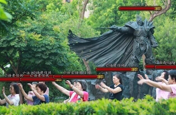 台湾4米巫妖王雕塑正式揭幕：霸气值爆表