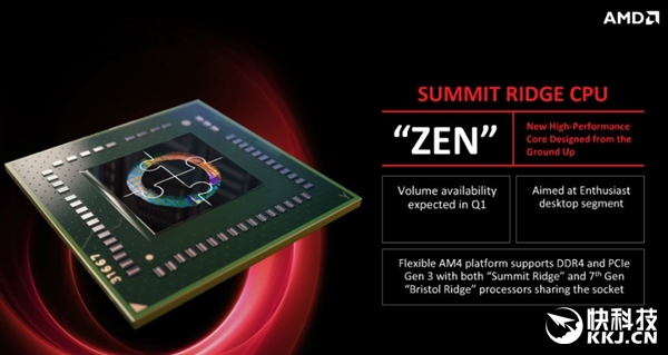 AMD Zen/七代APU海内上市时刻、价值曝光：帅呆了！